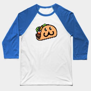 Pixel Taco Baseball T-Shirt